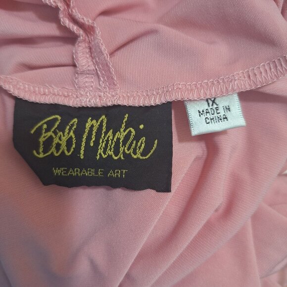 vintage Bob Mackie Pink Jacket  size 1X 80s - Picture 4 of 4
